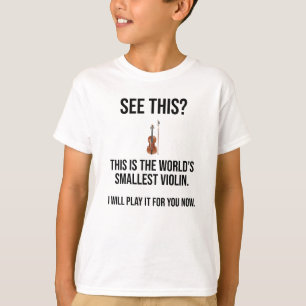 Dit is 's werelds kleinste Violin Sarcastic T-shirt
