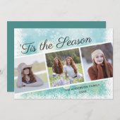 Dit is Snowflake 3 Foto Kerstmis Feestdagenkaart (Voorkant / Achterkant)