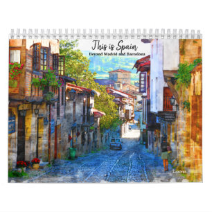 Dit is Spanje - Beyond Madrid en Barcelona Calenda Kalender