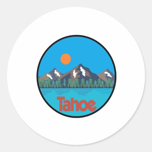 DIT IS TAHOE RONDE STICKER (Voorkant)