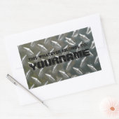 Dit is van... Je naam! Rechthoekige Sticker (Envelop)