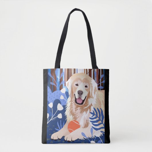 DIT IS VEEL WAAR Golden Retriever CANVAS TAS (Voorkant)