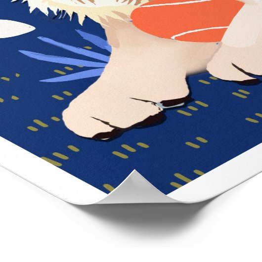 DIT IS VEEL WAAR Gouden Retriever kunst print (Hoek)