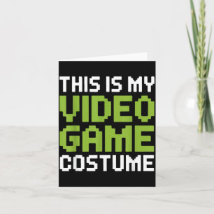 Dit is Video Game Kostuum Halloween Grappige Gamer Kaart