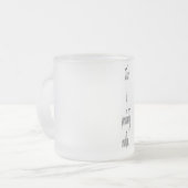 Dit is waarschijnlijk wodka matglas koffiemok (Voorkant links)