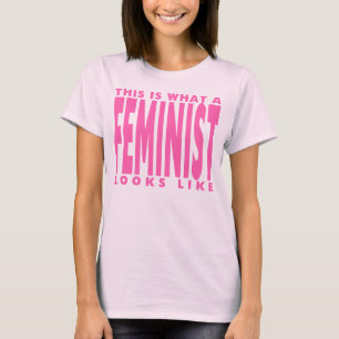 DIT IS WAT EEN FEMINIST ZOU ZIEN T-SHIRT
