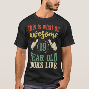 Dit is wat een Geweldige 19e cadeau 19 jaar oude g T-shirt
