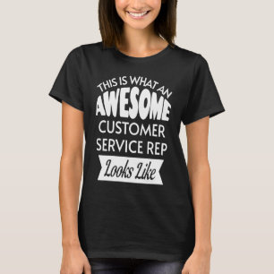 Dit is wat een Geweldige klantenservice-medewerker T-shirt