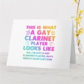 Dit is wat een homo Clarinet Player ziet eruit als Kaart (Gele Bloem)