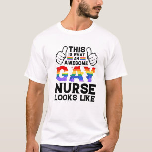 Dit is wat een homoseksuele verpleegster ziet erui t-shirt