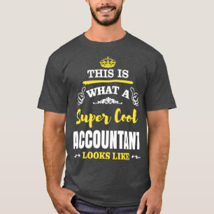 DIT IS WAT EEN SUPER COOL ACCOUNTANT ZOU ZIEN T-SHIRT