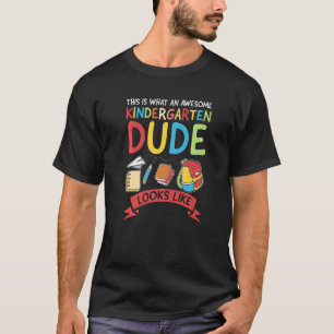 Dit is wat Geweldige kleuter dude kleuterschool T-shirt