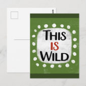 Dit is wild Briefkaart (Voorkant / Achterkant)