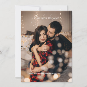 Dit jaar is onze collega Foto Zwangerschap Holiday Feestdagenkaart