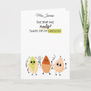 Dit jaar was het de cadeaubon van Nuts Teacher Kaart
