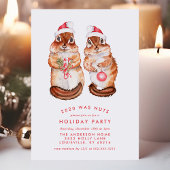 Dit jaar was Nuts Squirrel Kerstfeest Feestdagenkaart