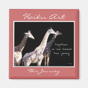 Dit Jouney Haiku Art Magnet Magneet