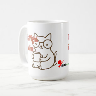 Dit kan wijn zijn – Kat Kopje-editie Koffiemok