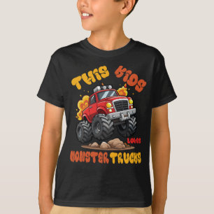 Dit Kind houdt van monstertrucks, Kinder vrachtwag T-shirt
