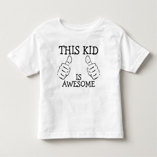 Dit Kind is Geweldige gepersonaliseerd Kinder Shirts (Voorkant)