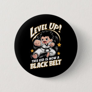 Dit Kind is nu een Black Belt Karate Hapkido Award Ronde Button 5,7 Cm