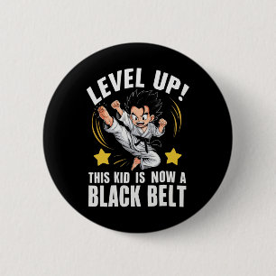 Dit Kind is nu een Black Belt Karate Hapkido Award Ronde Button 5,7 Cm