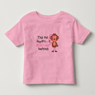 Dit Kind ondersteunt het bewustzijn van borstkanke Kinder Shirts
