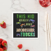 Dit Kind scoort echt Monster Trucks Servet (Insitu)