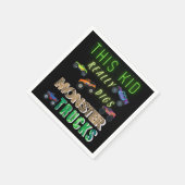 Dit Kind scoort echt Monster Trucks Servet (Hoek)