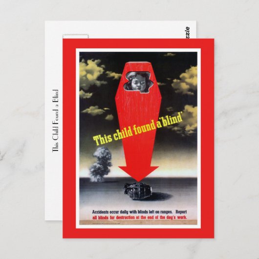 Dit kind vond een blinde briefkaart (Voorkant / Achterkant)