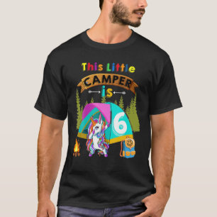 Dit kleine kamper is zes dobberende Unicorns Cool T-shirt