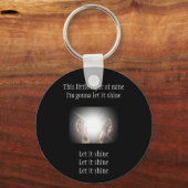 Dit kleine licht sleutelhanger (Voorkant)
