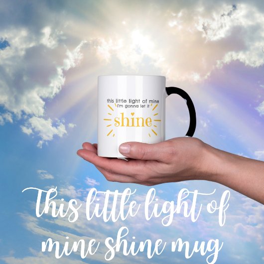Dit kleine licht van mij Mattheüs 5:16 Mok