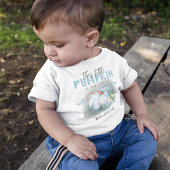 Dit Kleine Pompoen Verjaardags Baby Blauwe T-Shirt