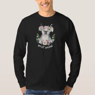 Dit Koala is mijn dierlijk jute Koala met griep T-shirt