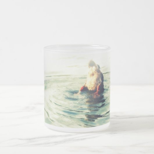 Dit komt op! Duck Butt Matglas Koffiemok (Center)