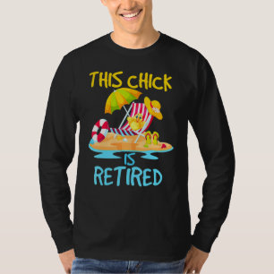 Dit Kuiken is Gepensioneerd Vrouwen Pensioen T-shirt
