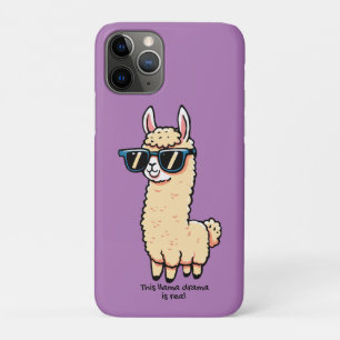 Dit lama drama is een echte eigenzinnige pose in z iPhone 11 pro hoesje