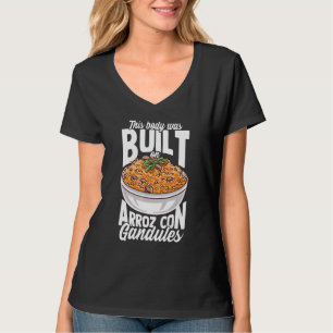 Dit lichaam is gebouwd op Arroz Con Gandules Puert T-shirt