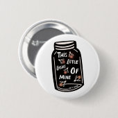 Dit lichtje van mij Christelijk Ronde Button 5,7 Cm (Voorkant /achterkant)