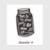 Dit lichtje van mij Christelijk Sticker (Vel)