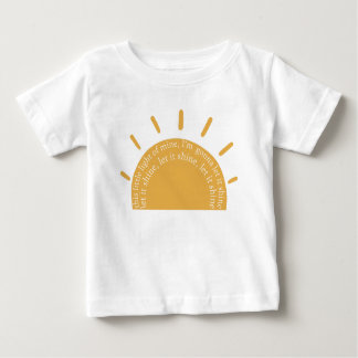 Dit lichtje van mijn Christelijke Baby Shirt