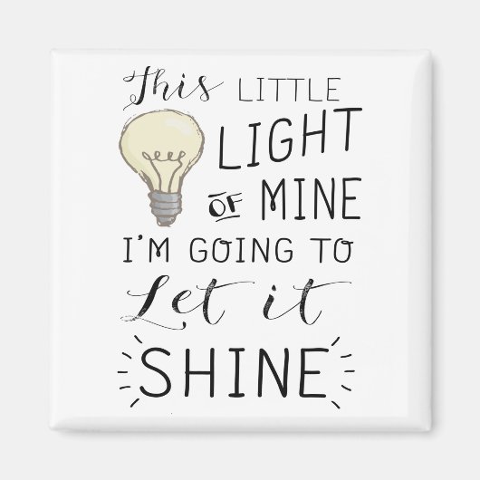 dit lichtje van mijn liedje magneet (Voorkant)