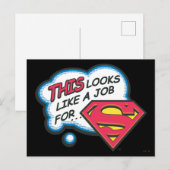 Dit lijkt een baan voor Superman Briefkaart (Voorkant / Achterkant)