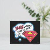 Dit lijkt een baan voor Superman Briefkaart (Staand voorkant)