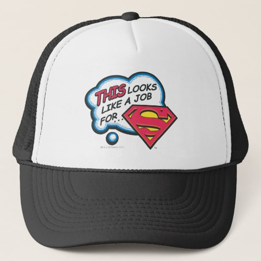 Dit lijkt een baan voor Superman Trucker Pet (Voorkant)