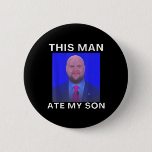 Dit Man at mijn zoontje Funny Meme Ironic Gekke Un Ronde Button 5,7 Cm