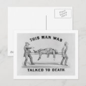 "DIT MAN WERD GEPROBEERD TOT DOOD" Afbeelding Briefkaart (Voorkant / Achterkant)