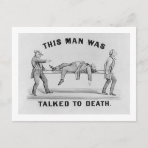 "DIT MAN WERD GEPROBEERD TOT DOOD"  Afbeelding Briefkaart