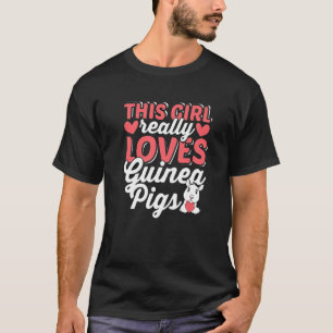 Dit meisje houdt echt van Dierenvriend Pe T-shirt